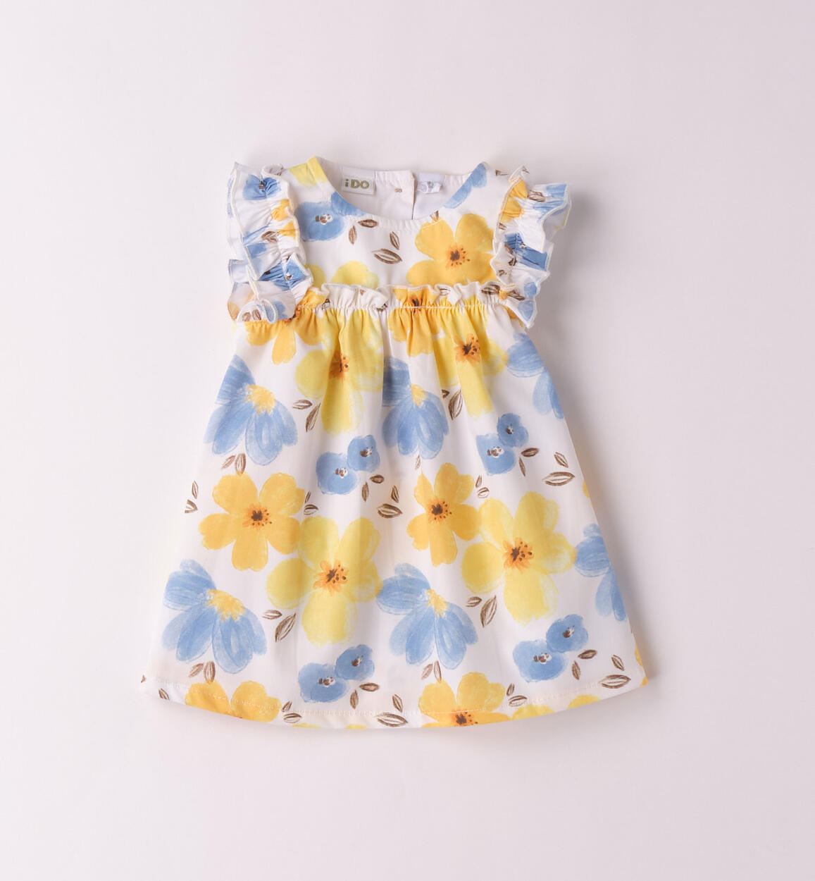 Vestitio neonata iDO BIANCO-GIALLO-6BFS - 0454B19100