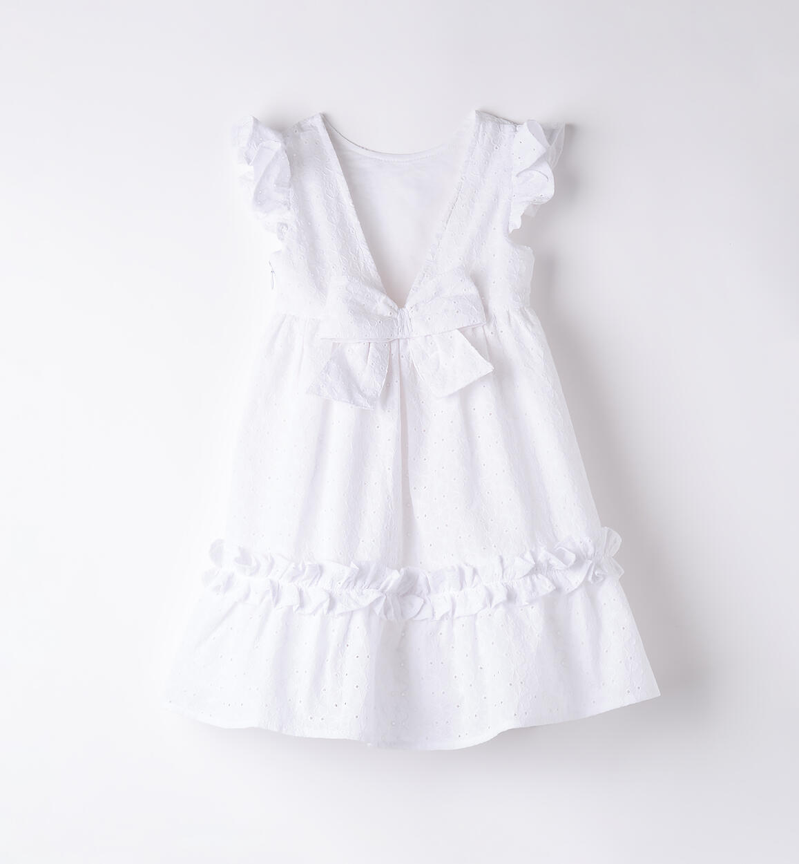 Vestito bambina Sarabanda BIANCO-0113 - 1450B33900