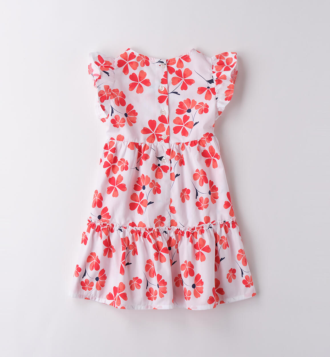 Vestito estivo bambina BIANCO-ROSSO-6BLF - 1454B494G0