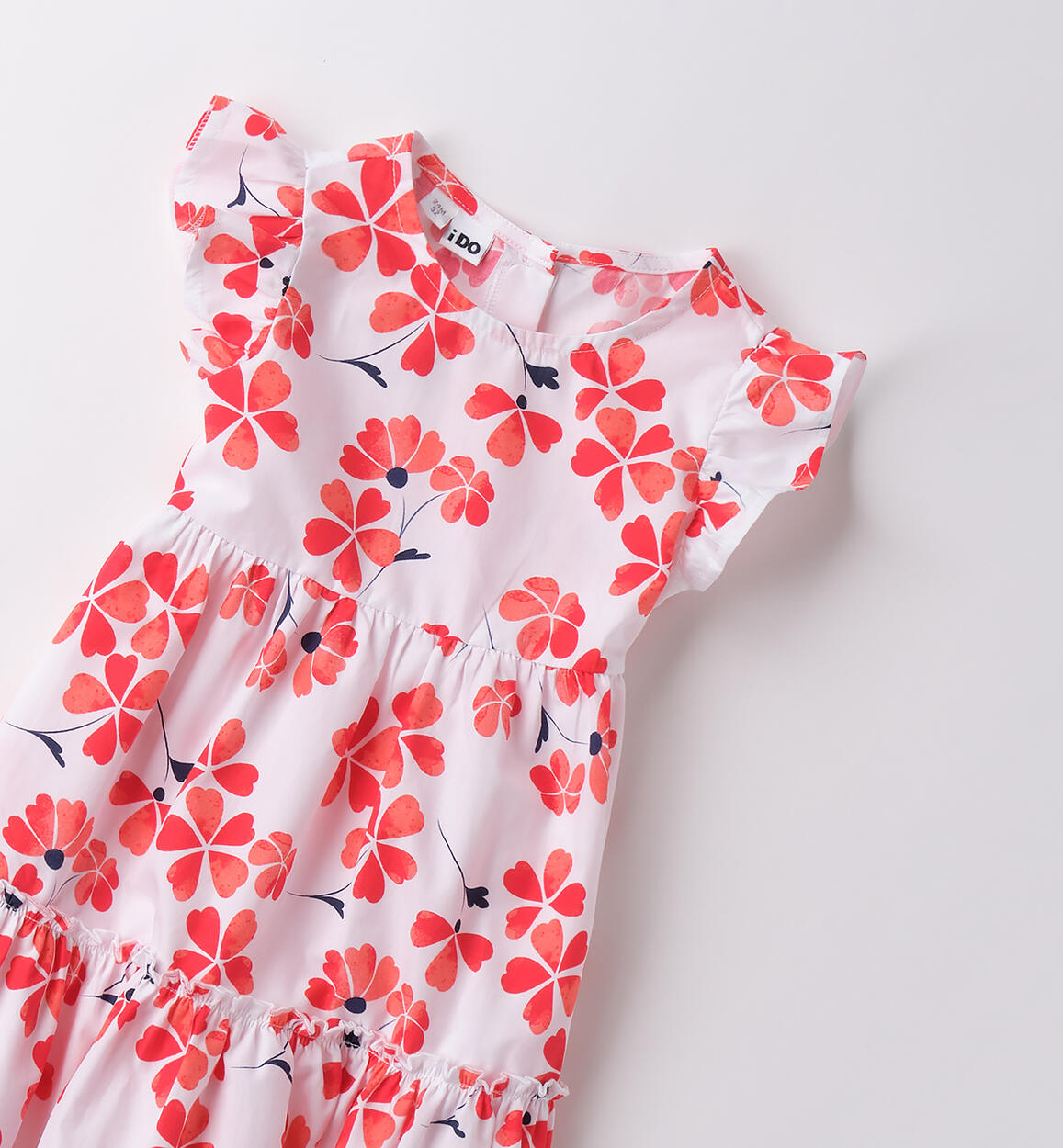 Vestito estivo bambina BIANCO-ROSSO-6BLF - 1454B494G0