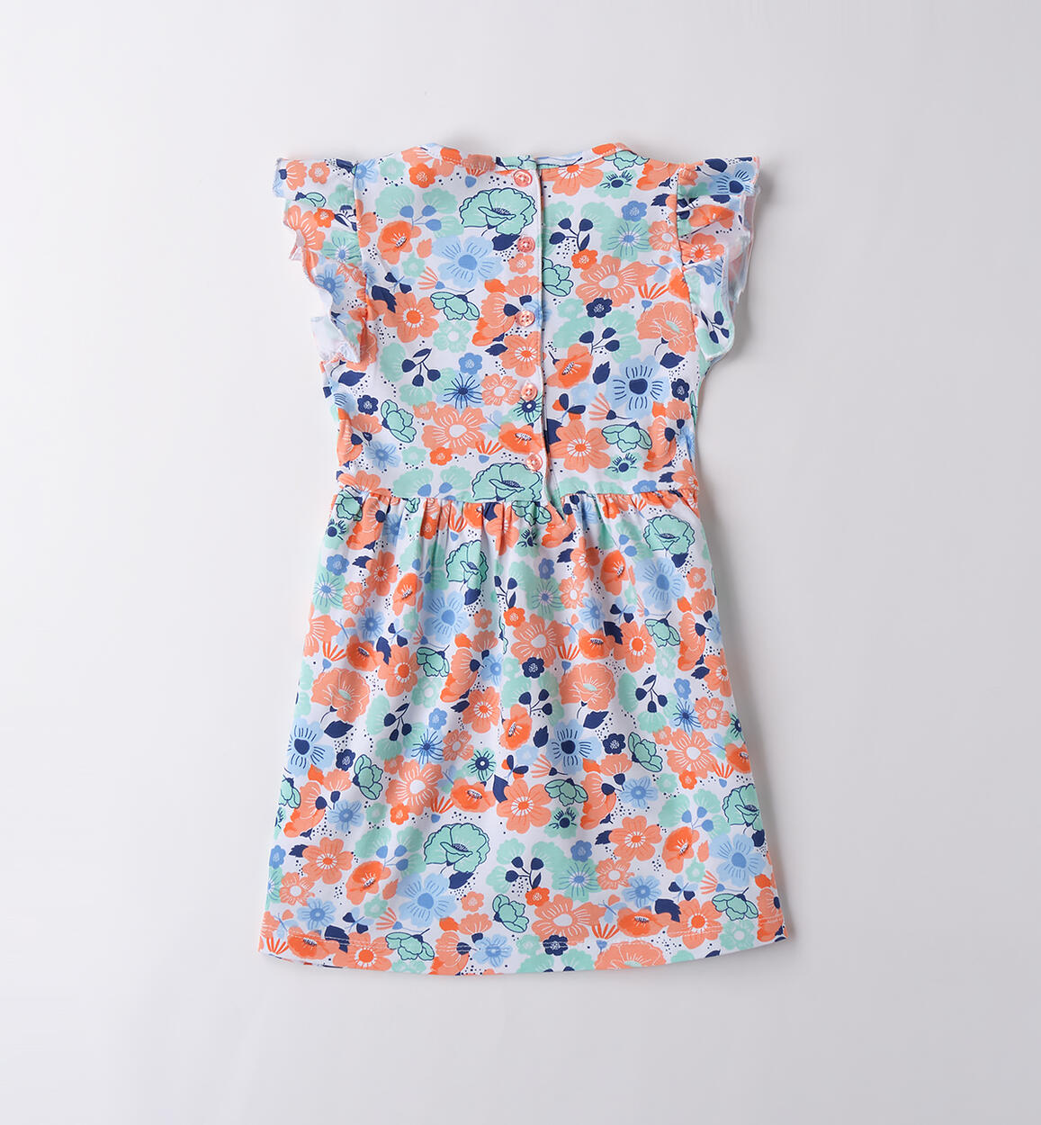 Vestito estivo bambina PESCA-AZZURRO-6BQD - 1454B548G2