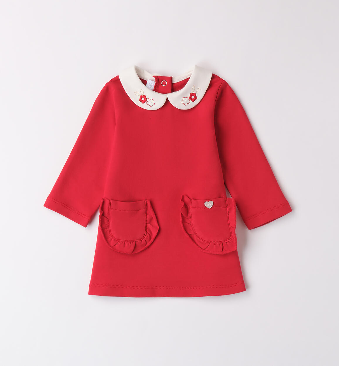 Vestito per neonata ROSSO Minibanda