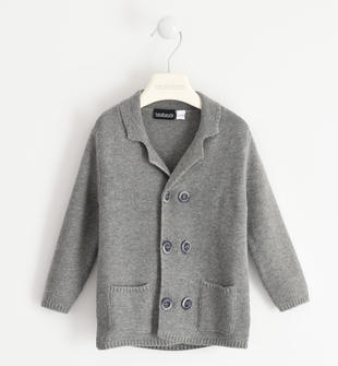 Cardigan con bottoni effetto legno per bambino sarabanda