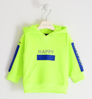 Colorata felpa con cappuccio e tasca a marsupio per bambino da 6 mesi a 7  anni Sarabanda - Miniconf Shop