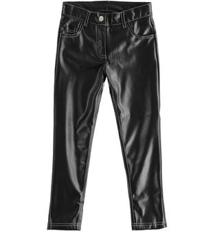 Pantalone in vinile slim fit per bambina da 6 a 16 anni Sarabanda -  PANTALONI - Bambina - Sarabanda