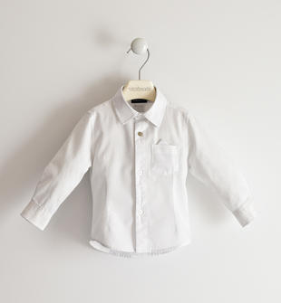 Camicia classica 100% cotone sarabanda BIANCO-0113