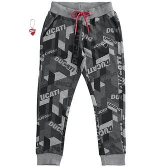 Pantalone in felpa garzata camouflage Sarabanda interpreta Ducati sarabanda