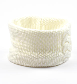Sciarpa ad anello in tricot con treccia sarabanda PANNA-0112