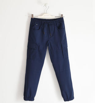 Pantalone per bambino modello cargo sarabanda NAVY-3854
