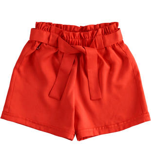 Pantalone corto per bambina 100% lyocell sarabanda CORALLO-2232