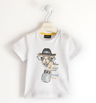 T-shirt 100% cotone con stampa simpatico cammello per bambino sarabanda