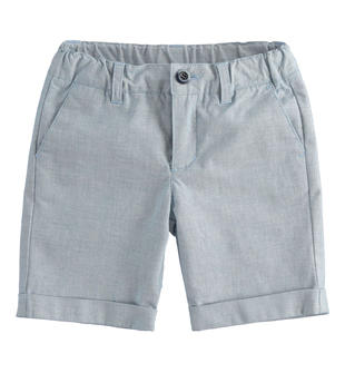 Pantalone corto tinto filo per bambino sarabanda ROYAL-3737