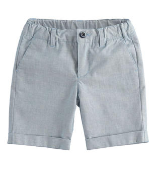 Pantalone corto tinto filo per bambino sarabanda