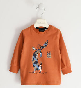 Maglietta bambino in cotone sarabanda RUST-1144