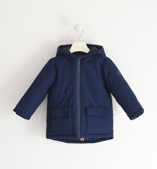 Giubbotto bambino con cappuccio sarabanda NAVY-3854