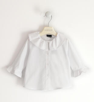 Camicia bianca bambina sarabanda BIANCO-0113