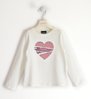 Maglia bambina con cuore sarabanda