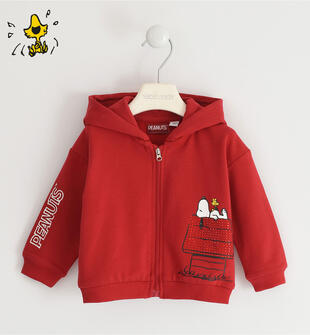 Felpa bambina con zip capsule Peanuts sarabanda