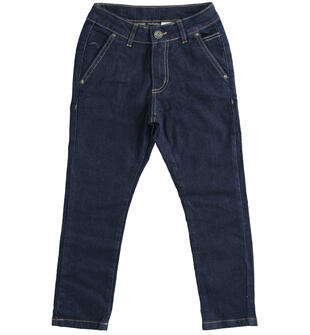Jeans ragazzo in cotone organico sarabanda NAVY-7775