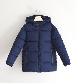Giubbotto con cappuccio ragazzo sarabanda NAVY-3854