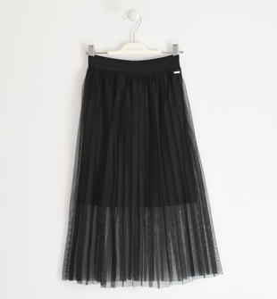 Gonna tulle ragazza sarabanda NERO-0658