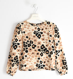 Camicia ragazza fantasia sarabanda PANNA-MULTICOLOR-6US1