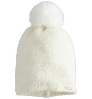 Cappello bambina in tricot sarabanda PANNA-0112