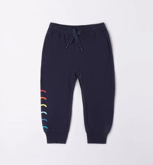 Pantalone tuta stampa colorata bambino sarabanda NAVY-3854
