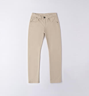 Pantalone ragazzo cotone sarabanda BEIGE-0435