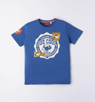 T-shirt college Snoopy per ragazzo sarabanda ROYAL-3784
