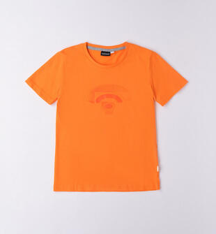 T-shirt ragazzo 100% cotone sarabanda ARANCIO-1844