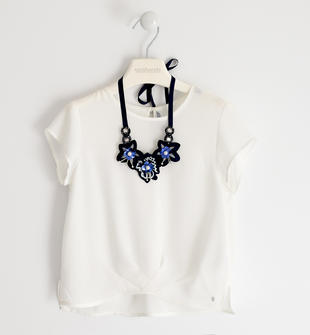 Elegante camicia tessuto crêpe sarabanda PANNA-0112