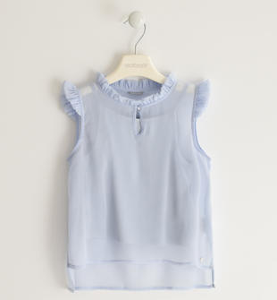 Camicia due pezzi in voile sarabanda CELESTE-3613