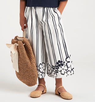 Pantalone cerimonia vestibilità ampia a palazzo per bambina da 6 a 16 anni  Sarabanda - PANTALONI - Bambina - Sarabanda