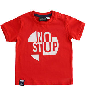 T-shirt sportiva bambino 100% cotone sarabandapromo ROSSO-2256
