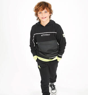 Tuta ragazzo sportiva sarabandapromo NERO-0658