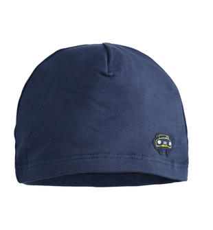 Caldo cappello modello cuffia con macchinina minibanda NAVY-3854