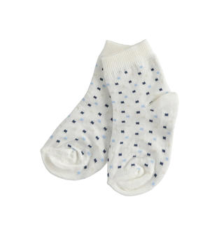 Calzini neonato eleganti in microfantasia minibanda PANNA-0112