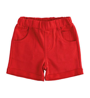 Pantaloni corti neonato 100% cotone minibanda
