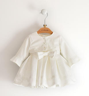 Abito neonata elegante con coprispalle minibanda PANNA-0112