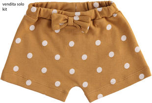 Pantaloncino neonata a pois minibanda