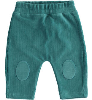 Pantaloni neonato finte toppe minibanda OTTANIO-4217