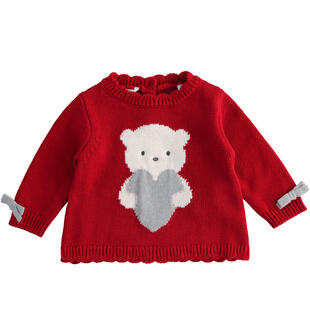 Maglia in tricot per bimba minibanda