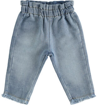 Jeans bimba in denim maglia minibanda STONE BLEACH-7350