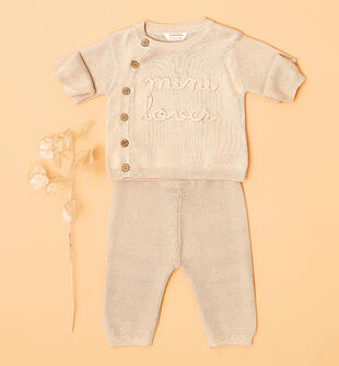 Completo neonati in tricot minibanda