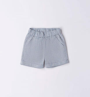 Pantaloncino corto lino bimbo minibanda