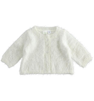 Grazioso cardigan per neonata in tricot lurex ido PANNA-0112