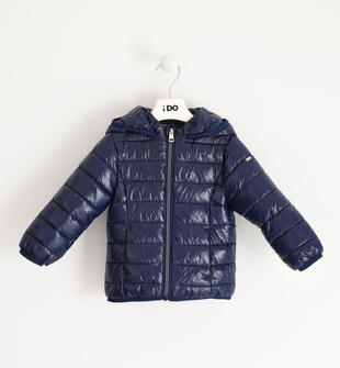 Piumino modello 100 grammi in nylon spalmato per bambina ido NAVY-3854