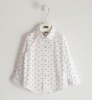 Camicia in popeline stretch per bambino ido