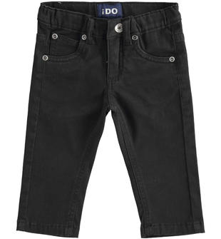 Versatile pantalone in twill ido NERO-0658